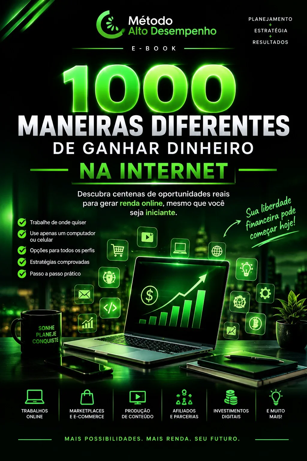 1000 maneiras de conseguir dinheiro na internet