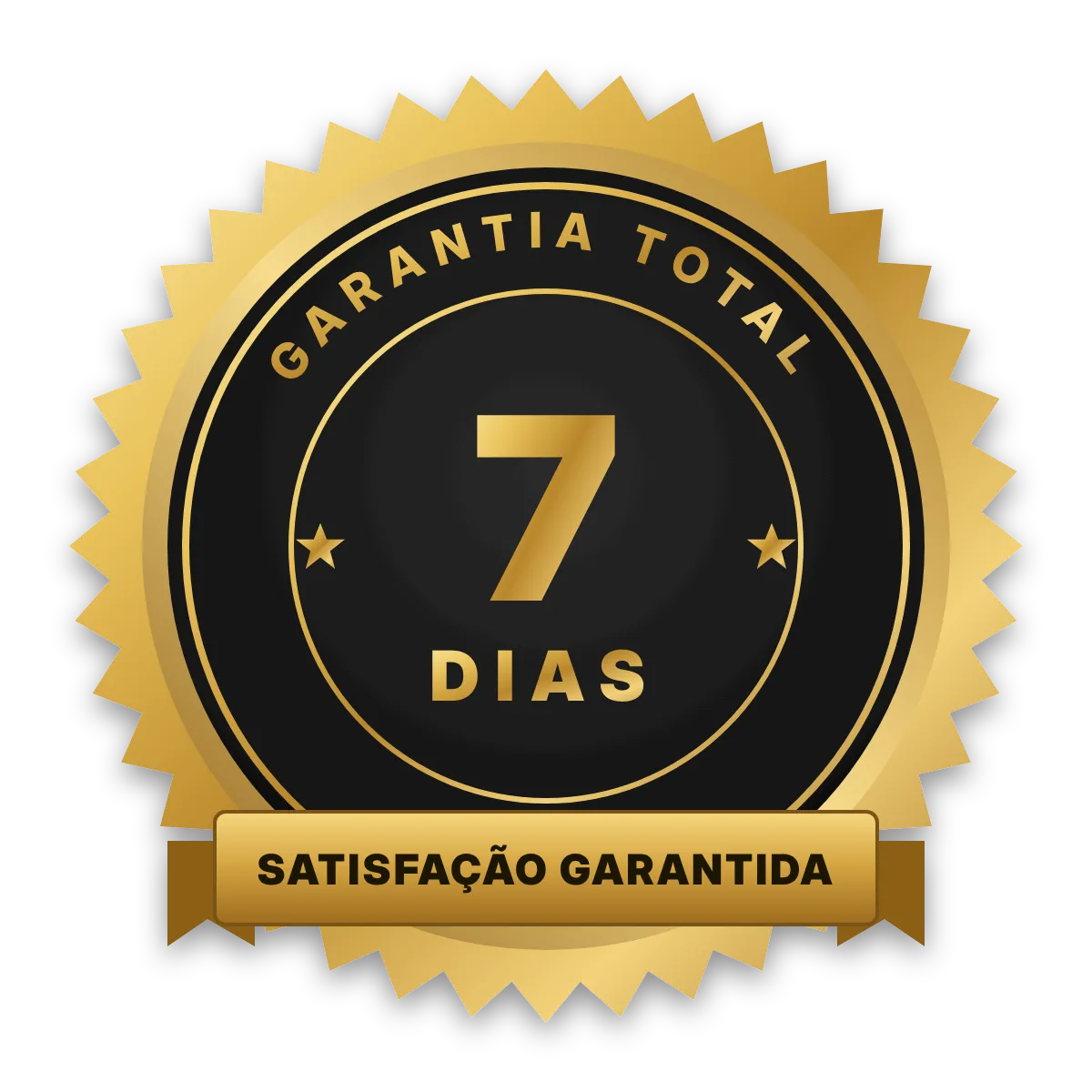 Selo de garantia de 7 dias